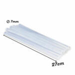  Ragasztópisztoly rúd betét 7mm x 27cm 1 kg/csomag - OKOSÁR! - kreatív alkotáshoz