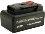 Bormann Акумулаторна батерия Bormann Pro BPW1104, 20 V, 4 Ah (070832) (070832)
