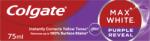 Colgate Max White Purple Reveal fogfehérítő fogkrém 75 ml - auchan