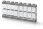 NHG LEGO Minifigura vitrin, 16-db-os, szürke (40660006) - officedepot