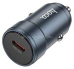 hoco. Z57 Glorious egy portos autós töltő Type C PD QC 30W (fémszürke) (HOCO_HC633048) (HOCO_HC633048)