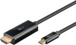 Goobay USB 3.1 Type C HDMI 2.0 Átalakító Fekete 1m 75696 (75696)