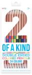 Ooly Dupla ceruzák - 12 ceruza, 24 szín (KDS128-103)