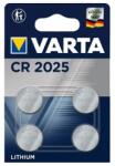 VARTA gombelem, cr2025, 3v, lítium, 4db/csomag (6025101404)