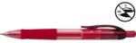 PENAC Fx-7 gél toll, gumírozott markolat, 0.7mm, átlátszó piros test - piros írás (P-BA2001-02)