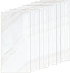 Teno 30 db-os Teno® prémium 3D márványtapéta szett, 5, 4 m2 fedettség, öntapadó, vízálló, könnyen telepíthető, modern dizájn, 30x60 cm, 55-ös modell, fehér (TENO1885S30)