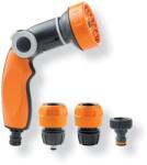 GF Szórópisztolykészlet, 8 funkciós, + kerti tömlőcsatlakozók, műanyag (GF80005594)