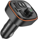BOROFONE FM Transmitter BC59 Heroic MP3, Bluetooth - 2xUSB + Type C - fekete