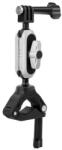 Invincio Ride állítható kormánytámasz, telefonokhoz vagy akciókamerákhoz, 360 fokban állítható dupla csukló, 20-34 mm-es tartórúd átmérő, kompakt konstrukció repüléstechnikai alumíniumból, gyorsrögzít (146)