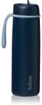 b.box Stainless Steel Thermos Bottle termopalack szívószállal Midnight 690 ml