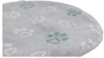 TRIXIE Párna Kissen Jimmy Soft, puha plüss, ovális, 86 × 56 cm, világosszürke (377106)