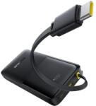 Baseus Power Bank 20000mAh, 20W, Beépített Type-C kábel - Baseus Bipow 2 (P10077101113-01) - Fekete (KF2347116)