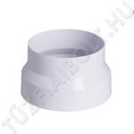 Alföldi-MAGYAR Alu füstcső bővítő 70-76 FEHÉR (A05FB7076)