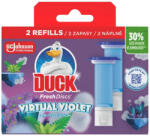 DUCK Fresh Discs WC-öblítő korong utántöltő Virtual Violet utántöltő 2x36ml - t-depo