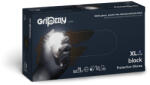 ZARYS Gripzzly Black púdermentes nitril gyémántmintás védőkesztyű fekete 50db (RNBDCM5005)