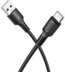 BOROFONE BX116 Certain kábel - USB to Type C - 3A 1 méter fekete