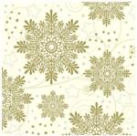 PAW szalvéta 33x33 cm (1CS/20DB) arany hópehely (5906360716450)