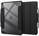 Spigen air skin pro tabletvédő álló, eco bőr hatású, aktív flip, oldalra nyíló, trifold, asztali tartó, ceruza tartó, fekete, kompatibilis: Apple IPAD Air 13, 2025, / IPAD Pro 12.9, 2018, / IPAD Air 13, 2024