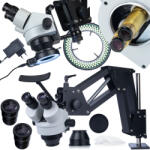 Proxima Pro MSPP-B-WDMS2 binokuláris sztereó mikroszkóp gémes tartóban, megvilágítóval