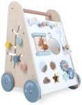ECOTOYS fa Tolókocsi fejlesztő játék - Barna, Kék (2145)