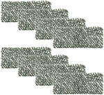 Outsunny 8 db-os mesterséges zöld falpanel, bővíthető úszófűvel ellátott adatvédelmi kerítés