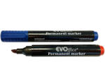 EVOffice EVOffice Permanent Marker - Piros - Vágott Hegyű - 1-5 mm