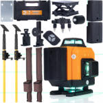 Rosfix Orange Tiger 16 vonalas ROT16L lézeres szintező tokban, készlettel + 285 cm-es állvánnyal Rosfix lézeres szintezőhöz + 400 cm-es állvánnyal Rosfix lézeres szintezőhöz