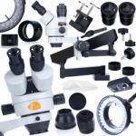 Rosfix Neptune Pro MSNP-T-WDMS1 trinokuláris sztereó mikroszkóp gémes tartóban + 56xLED-es mikroszkóp megvilágító + Rosfix 0, 5x mikroszkóplencse