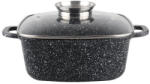 Voltz Roaster Oliver Voltz OV54323C24A, 4.4 l, Capac din sticla, Finisaj marmura, Inductie, Gri (OV54323C24A)