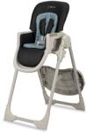 MoMi GOJO szürke etetőszék fekete és olajkék ülésbetéttel - fizz