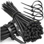  Erős kábelkötegelők, bilincsek, kábelkötegelők, fekete kábelkötegelők, 4x100mm, 50 db (REALB2B-12949)