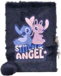 Paso Paso, Lilo si Stitch, jurnal cu lacatel de plus, A5, 96 foi, cu linie, Stitch & Angel