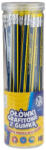 Astra Grafitceruza ASTRA radíros fekete-sárga csíkos HB 36 darabos (206120008) - papir-bolt