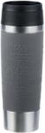 emsa TRAVEL MUG Classic Grande thermal mug (grey/stainless steel, 0.5 liters) (N2022300)
