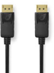 Nedis CCGL37014BK20 DisplayPort kábel 2 M Fekete (CCGL37014BK20)