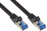 Alcasa 8060-SF003S hálózati kábel Fekete 0, 25 M Cat6a S/FTP (S-STP) (8060-SF003S)