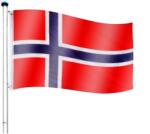 Flagmaster® Zászló rúddal Norvégia NOR 650 cm (30050177)