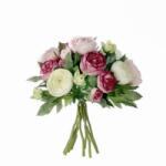 Mica Ranunculus csokor rózsaszín 22 x 19 cm