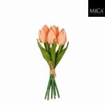  Tulipán csokor narancs színben művirágokból