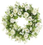  Bellis-Gypsophila koszorú fehér 30 cm