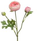  Művirág rózsa, világos rózsaszín színű 10 cm x 5 cm x 51 cm