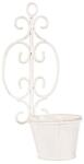 Fali virágtartó fehér színben