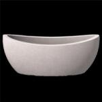 Scheurich 253/58 Wa. Globe Jadin. Weiss Granit