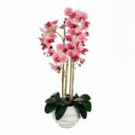 Mica Phalaenopsis rózsaszín műnövény cserépben 40 x 34 x 82 cm