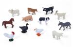 Mojo Set 12 mini figurine, Mojo, Farmland Figurina