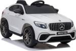 LEAN Toys Mercedes GLC 63 S 4197 12 V 4 Motoros Elektromos Kisautó - 2.4 GHz, Szülői Távirányítóval, Nyitható Ajtóval, EVA Kerekekkel, Fehér (4197) (4197)