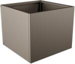  Nívó Cubo virágláda M, Sötétbézsszürke színben 60x60x50 cm
