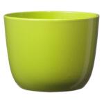 SK Sevilla fényes zöld vízálló kerámia primula kaspó 11 cm