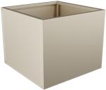  Nívó Cubo virágláda M, Elefántcsont színben 60x60x50 cm