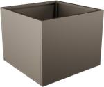  Nívó Cubo virágláda L, Sötétbézsszürke színben 70x70x55 cm